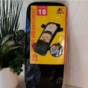 💰Jun Yi, Black Car Visor CD Holder/Organizer